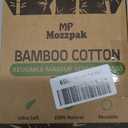 MP MOZZPAK (20 Pack) Reusable Makeup Remover Pads | Bamboo Cotton Rounds for Toner with Laundry Bag | Washable, Eco-Friendly Face Cleansing Wipes and Organic Pad for All Skin Types