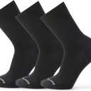Smartwool Everyday Solid Rib Crew Socks For Men and Women (Black)