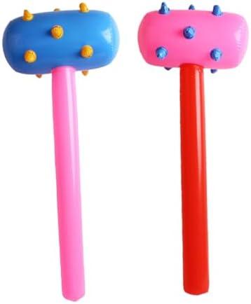 IMIKEYA Large Inflatable Hammers Toy Set 2pcs Pvc Hammers for Boys and Girls Toys for Family Playtime and Parties - Random Color