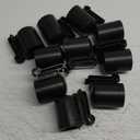 Zareba ITCPB-Z T-Post Safety Cap and Insulator, 10 per Bag, Black