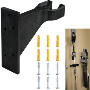 Premium Heavy-Duty Wall Hanging Holder for Garden Power Tools, Garage Storage Organizer, Storage Hooks for Trimmer, Holds up to 300lbs, Fits EGO 56V Trimmer and Edger, Ego Power/Edger(1Pcs/6-Hole)