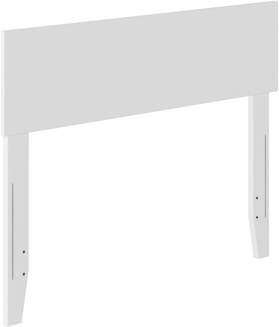 AFI Orlando Twin Size Headboard with Attachable Charger in White