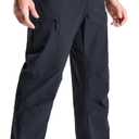 LOOGU Men's Water Resistant Tactical Pants, Ripstop Cargo Pants with Multi-Pockets Hiking Work Outdoor, 4XL