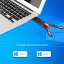 USB WiFi 6 AdapterAX1800Mbps Dual Band 5dBi High Gain Antenna 2.4GHz/ 5GHz Wireless Network Adapter for PCUSB 3.0Supports Windows 10/11