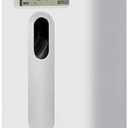 Anydry Automatic LCD Air Freshener Dispenser Wall Mount or Free Standing, Programmable Spray for Bathroom Home Office Hotel Commercial Use, Compatible with Glade Refills, White