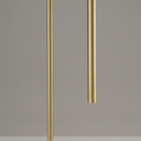 Globe Electric Elijah Desk Lamp, Matte Brass Finish, Adjustable Height,  Modern Lighting for Bedroom or Office, Gold