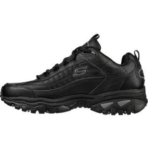 Skechers mens Energy Afterburn Shoes Lace-Up Sneaker, Black/Grey, 10.5