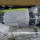 KITCHTREE Masticating Juicer Attachment for KitchenAid Stand Mixer, 4.2" Large Feed Chute Fit Whole Vegetables & Fruits, Slow Cold Press Juicing, Includes 2 * 28oz capacity cups (White+Grey)