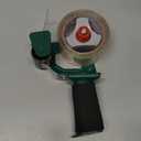 Duck HD Clear Packing Tape Dispenser Heavy Duty Packaging Tape Gun for Packing Boxes, Shipping and Moving - Includes 1 Refill Roll of 1.88in. x 50 Yards - Foam Handle (287398)