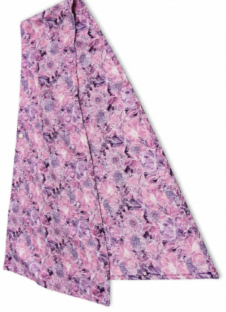 Adult Bib Scarf - Dignified Alternative to Adult Bibs | Washable and Reusable Clothing Protectors Midnight Garden (Snap)
