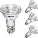 PAR20 Halogen Light Bulbs 3 Pack 120V 50w Dimmable, E26 Medium Base Flood Light Bulbs with 3000k Warm White,High Output Reflector for Kitchen Stove Hood and Range Hood Light Bulb.