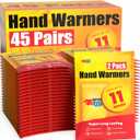 Hand Warmers - Up to 11 Hours of Heat, Super Long Lasting - Easy, All Natural - Air Activated, for Body, Hands & Toes - Odorless Hot Hand Warmer - Sport Temp, 45 Pairs