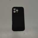 Vooii Compatible with iPhone 16 Pro Max Case, Liquid Silicone Upgrade [Camera Protection] [Soft AntiScratch Microfiber Lining] Shockproof Phone Case for iPhone 16 Pro Max 6.9 inch  Black