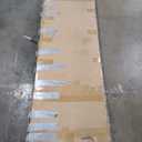 YITAHOME White TV Stand for 75 Inch TV, LED Modern Entertainment Center with Adjustable Shelves and Glass Doors, 32'' Tall Television Stands TV Media Console Table for Living Room, White