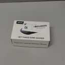 Ergonomic Rechargeable Mouse with Jiggler, Bluetooth+2.4G Wireless+Wired(3 in 1) Connection, Max 4800DPI, Rapid Fire Key, 5ft Charging Cable, Carpal Tunnel Silent Mice with LED for Office,Gaming (Black)