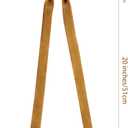 16 Pieces Christmas Velvet Bows 12 x 20 Inch Vintage Large Velvet Ribbon Bows Rustic Christmas Tree Ornaments for Xmas Home Wreath Garland Gift Wrapping Decorations(Khaki, Width of 1")