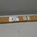 BlastHome Non-Adjustable Luxury Curtain Rods for Windows, 1 Rod Set, 4 foot Fixed Length, Brushed White