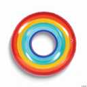 Rainbow Party Tube Inflatable Raft & Unicorn Baby Floaty