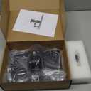 On Wall Mount Bracket for iPad 9.7"(6th,5th,Gen.), 9.7" Air1& 2, 9.7" Pro, Excluding iPad 9.7"(1th,2th,3th,4th,Gen.),Anti Theft Lock, Rotate Design Arbitrary,Multi Angle, Metal,(Black)