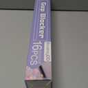 16 Pack Toy Blocker for Furniture, Clear Under Couch Blocker, Stop Things Going Under Sofa or Bed, 16" L x 1.6" H, Adjustable Gap Bumper for Furniture with Strong Tape