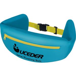 UCEDER Swim Flotation Belt for Adults, Adjustable Swim Belt with Zippered Pocket & Quick Release Buckle,3-Section EPE Swimming Buoyancy Belt, Ideal for Water Aerobics, Pool Training, Aqua Jogging