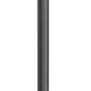 HarJue S Shaped Shower Arm, High Rise Shower Head Extension Pipe Standard 1/2" Connection with Flange, Awesome Shower Experience-Stainless Steel Bathroom Accessory(13 Inch S Shape, Matte Black)