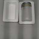 16 oz Glass Mason Jar with Airtight Metal Lid | 2.7" W x 5.2" H