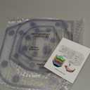 Bowl Cozy Template Cutting Ruler Set, 3Pcs Acrylic Transparent Quilting Bowl Templates for Hot and Cold Food Bowl Rack, DIY Kitchen Art Craft Acrylic Stencil Cut On Fold Template Sewing (White)