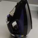 Hamilton Beach Steam Iron for Clothes & Garment Steamer with Smooth Press Stainless Steel Soleplate, 1200 Watts, 8 Retractable Cord, Black (14214)