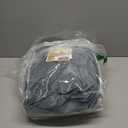 H.VERSAILTEX Real Velvet Plush 3 Piece Stretch Sofa Covers Couch Covers for 2 Cushion Couch Loveseat Covers Width Up to 72 Inch Feature Thick Soft Stay in Place (Medium Sofa, Stone Blue)