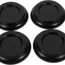 BESPORTBLE 4pcs Piano Caster Cups for Upright Pianos Wooden Leg Pads Non-Skid Floor Protectors