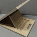 TEMI Slant Board for Calf-Stretching - Wooden Incline Wedge Stretcher for Squats, Foot & Ankle Mobility, Portable Fitness Equipment, Balance Block for Heel Stretch