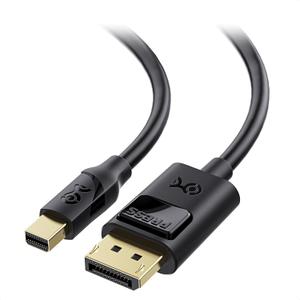 Cable Matters 32.4Gbps Mini DisplayPort to DisplayPort 1.4 Cable - 6ft, Support [8K@60Hz HDR], Mini DP to DP 1.4 Cable, Display Port to MiniDisplayPort Compatible with Thunderbolt & Thunderbolt 2