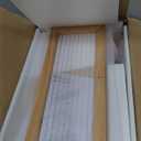 Bread Box for Kitchen Countertop Large Bread Box Farmhouse Bread Container Bread Storage with Window Bread Holder (Natural Wood)