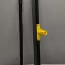 Floor Squeegee for Concrete, 30'' Large Rubber Broom for Tile, 59'' Long Handle Heavy Duty Water Wiper for Garage, Deck (Yellow)