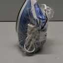 Steam Iron for Clothes Fast Heating, 1200W Iron with Non-Stick Ceramic Soleplate, Self-Cleaning, Burst of Steam, Spray Mist, 7.03oz Water Tank Ironing Clothes for Home, Blue