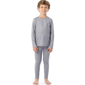 ColdPruf Kids Base Layer Long Sleeve Jersey Crew Top and Pant Set (S)