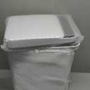 Yatmung Skinny Trash Can Automatic Touchless - 4 Gallons Motion Sensor Bathroom Trash Can - Electric, Slim, Plastic - Narrow Garbage Can with Lid - Thin Smart Trash Bin - 15.5 Liters (White)