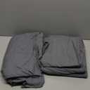 King Size 4 Piece Sheet Set - Comfy Breathable & Cooling Bed Sheets Set - Hotel Luxury Bedding for Women, Men, Kids, Teens, Boys & Girls - Deep Pockets, Ultra-Soft, Wrinkle Free - Oeko-Tex - Dark Grey