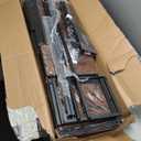 DUMOS Dresser for Bedroom, Storage Organizer with 9 Drawers, Chest of Drawers with Fabric Bins, Sturdy Metal Frame, Wood Tabletop for Guest Room, Closet, Entryway, Brown