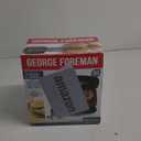 George Foreman 2-Serving Classic Plate Electric Indoor Grill and Panini Press, Black, Small Compact Size, GR10B