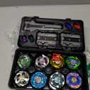 Battle Spinning Top Set with 12 Colorful Tops, Launchers and Accessories, Combat Game Collection