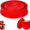 Silicone Bowl Compatible for Kitchen Aid Tilt-Head 5 QT and 4.5QT Stand Mixers - Inserts Liners Foldable for compact storage, Microwace & dishwasher safe.