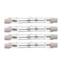 CTKcom 250-Watt 3.1-Inch T3 Halogen Bulbs(4 Pack) - J Type 78mm Double Ended 120 Volts 250 Watt T3 Halogen Bulbs R7S Double Ended Filament Flood Lights Quartz Tube Lamps 