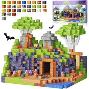 Magnetic Blocks, 150 PCS Magnetic Building Blocks Sensory Toys for 3-5 4-6 5-7 6-8 Year Old Boys Girls Easter Birthday Gifts Travel Outdoor Kids Games