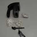 IPX6 Waterproof Washable Electric Fabric Shaver and Lint Remover, Rechargeable Sweater Defuzzer with 3 Free Extra Blades, Quickly and Effectively Remove Fluff,Fuzz,Bobbles for Clothes, Dark Black