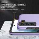 PELEPUES Shockproof Case for Samsung Galaxy S21 5G, [Built-in Camera Cover] Military Grade Phone Case Cover with Embedded Metal Ring Stand Kickstand [Support Magnetic Car Holder] for S21, Purple