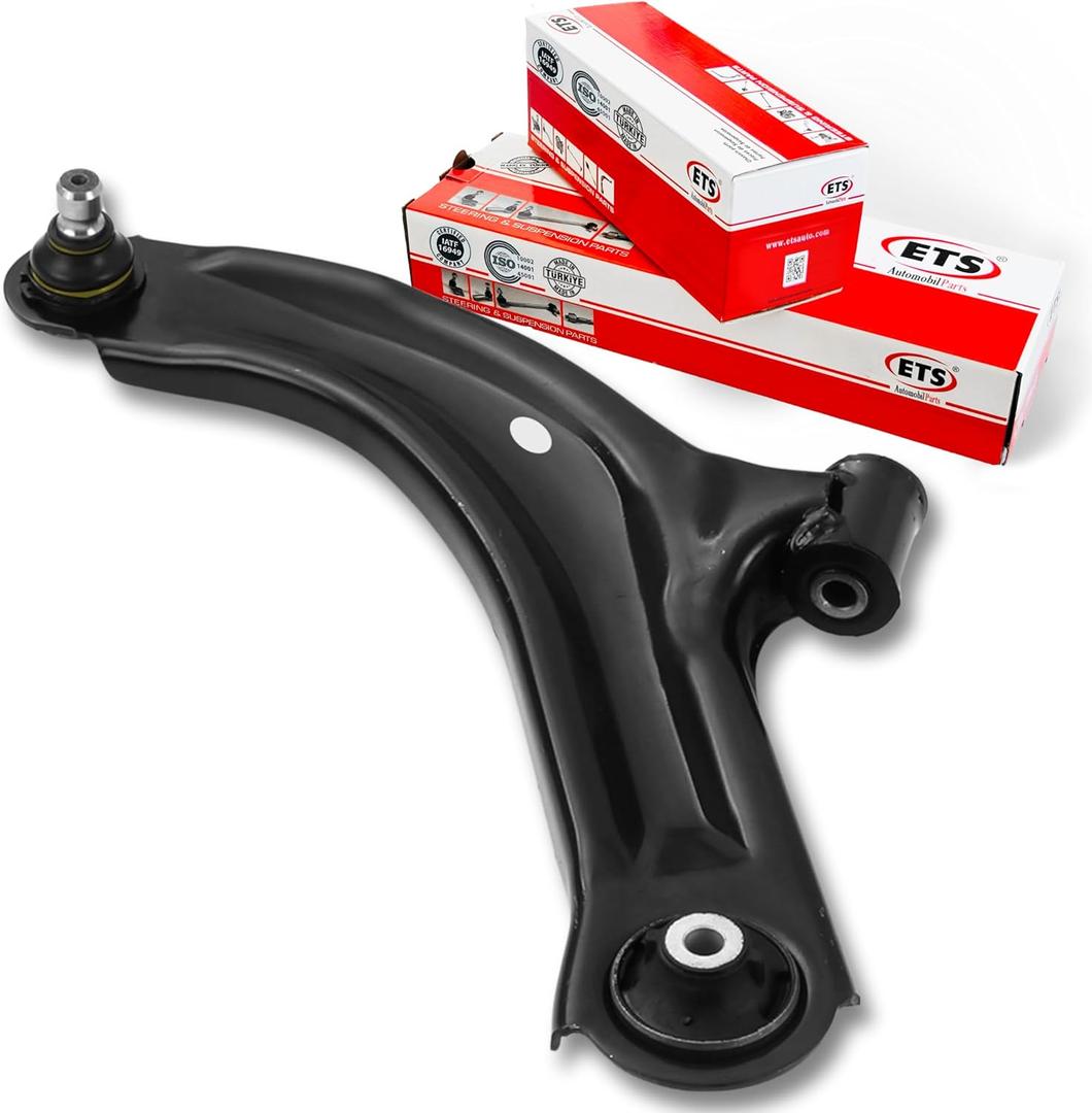 ETS 1Pc Front Left Lower Control Arm with Ball Joint Assembly K620567 RK620567 for 2007-2012 Nissan Versa, 2009-2014 Cube, 2010 2011 Driver Side