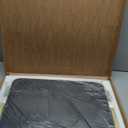 FENNIO Gold Vanity Mirror with Lights 22"x19", LED Lighted Makeup Mirror, Large Makeup Mirror, Make up Mirror with Lighting,Touch Screen with 3-Color Lighting,Dimmable,for Vanity Desk Tabletop