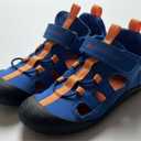 Zeroxposur Kids Youth Outdoor Footwear Water Sandals Blue Orange Size 4Y